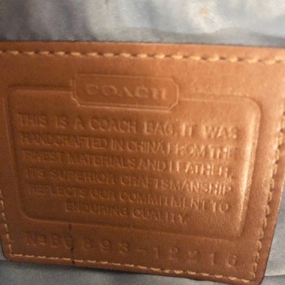 Coach signature denim Collection patchwork satchel - Picture 6 of 8